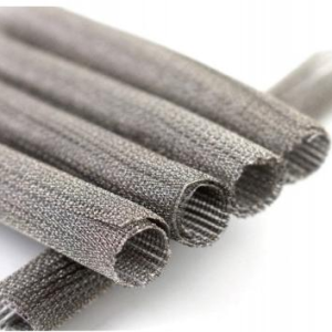 Tinned copper foil shielded self-winding tube