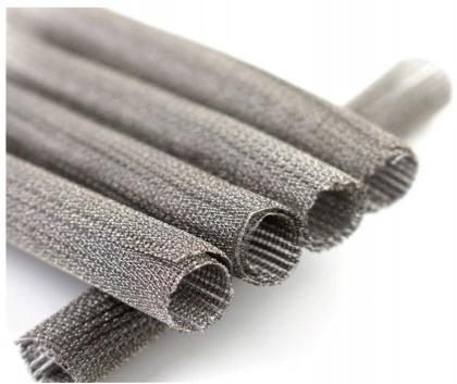 Tinned copper foil shielded self-winding tube